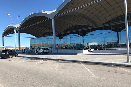 Car parking at alicante airport Area