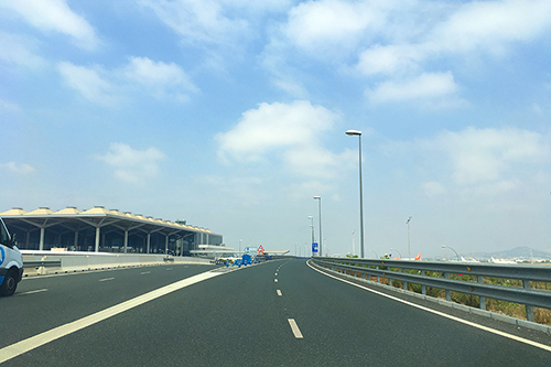 Arrival at Malaga Airport parking