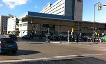 Llegada al renfe de malaga - parking